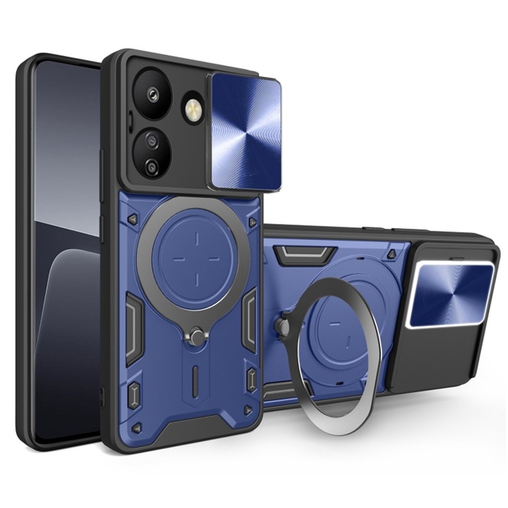 Кейс за Xiaomi Redmi 13C 4G / Poco C65 - Techsuit CamGuard Pro - син