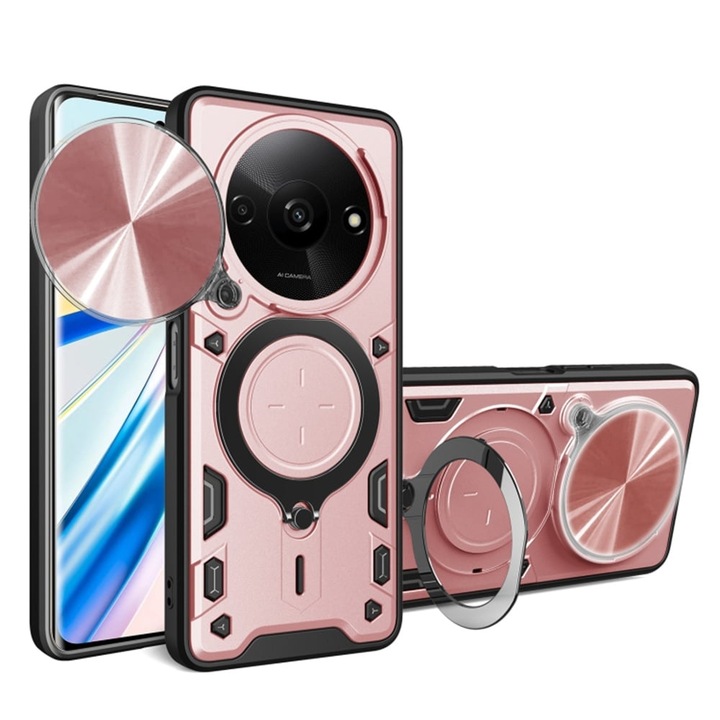 Кейс за Xiaomi Redmi A3 - Techsuit CamGuard Pro - Rose Gold