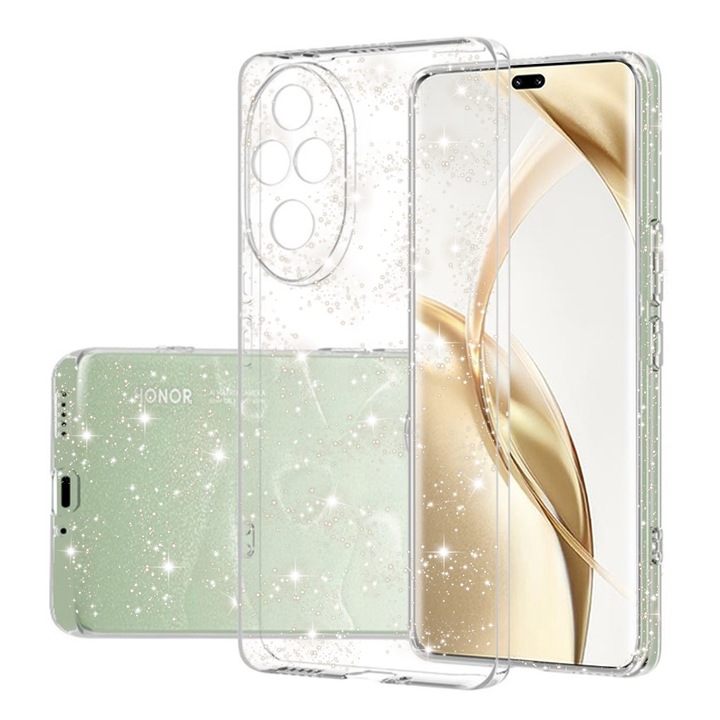 Husa pentru Honor 200 Pro - Techsuit Shockproof Clear Silicone - Clear