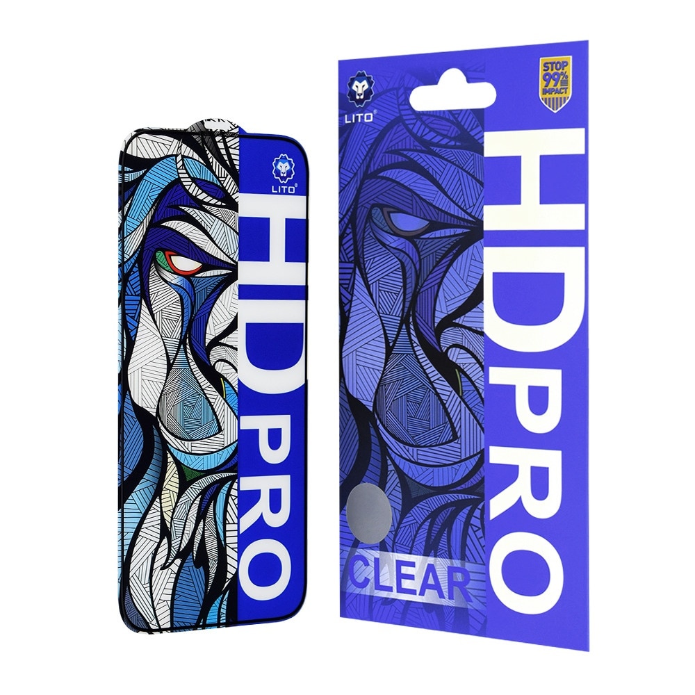 Folie pentru iPhone 12 / iPhone 12 Pro - Lito HD Pro Clear - Black