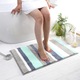 Covor de baie, covor de baie premium absorbant extra moale, covoras de baie antiderapant confortabil, spalat la masina si uscat, covor pentru cada, dus, baie (verde, 18"x26")