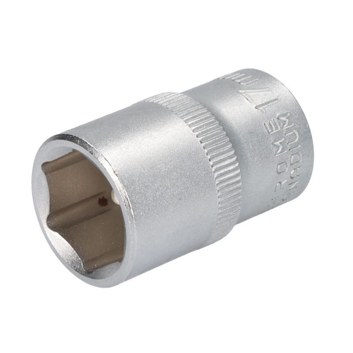 Cheie tubulara de impact, profil hexagonal, prindere 1/2 inch, deschidere cheie 17 mm