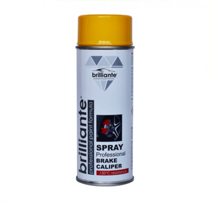 Vopsea Spray Brilliante Galben pentru Etriere Frane RAL 1023 400 ml