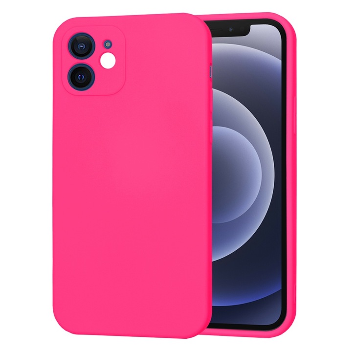 Oppo Reno12 F 4G/Reno12 F 5G/Reno12 FS tok, SoftFlex, Z26, szilikon, forró rózsaszín