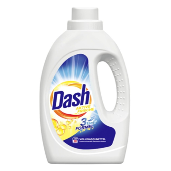 Deteregnt rufe lichid, Dash aktive frische, 20 spalari, 1.1L