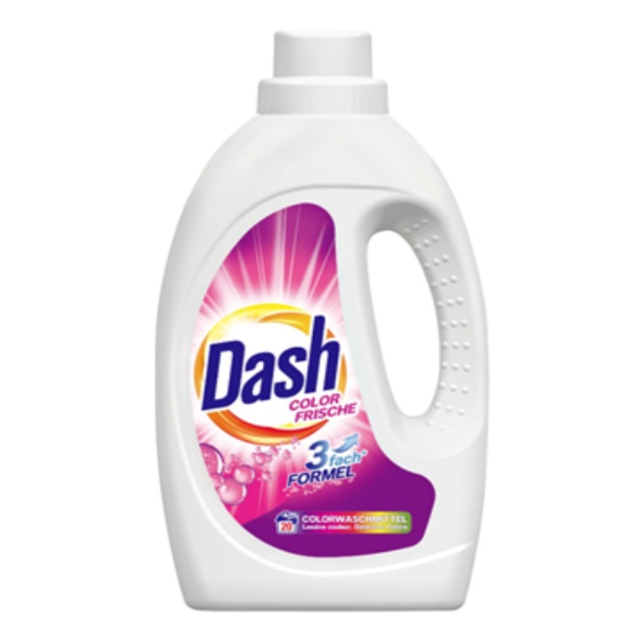 Detergent rufe lichid, Dash color frische, 20 spalari, 1.1L