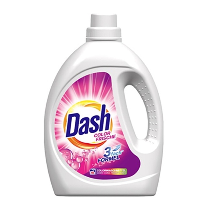 Detergent rufe automat Dash Color Fresh, 2.2L, 40 spalari
