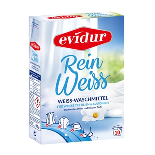 Detergent perdele si testuri albe, Evidur, 10 spalari, 600gr