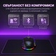 Гейминг Мишка Безжична NETSTAT, Безшумен Клик, DPI 12800, 8 Програмируеми Бутона, 1000Hz, Bluetooth, RGB Подсветка, Батерия 500mAh, Multi-Device, Ергономична, Софтуер, Черна
