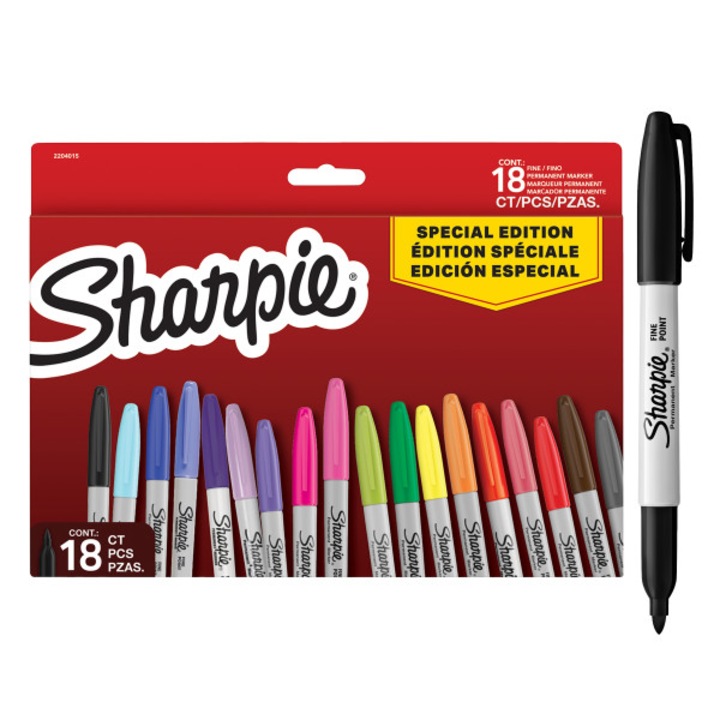 Комплект от 18 перманентни маркера Sharpie Special Edition