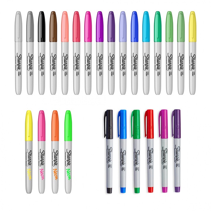 Комплект 26 перманентни маркера Sharpie Wolf