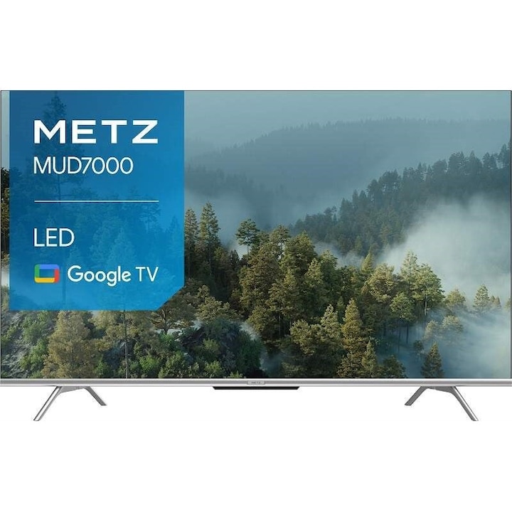 Смарт телевизор Metz 50MUD7000Z, 4K Ultra HD, HDR, 50 инча, сребрист