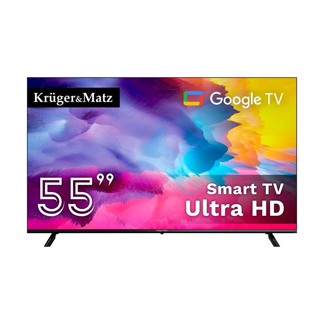 Televizor UHD 55", Google TV, DVB-T2/T/C, H.265 HEVC