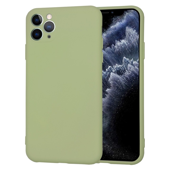 Калъф с висока степен на защита за iPhone 11 Pro Max, Tuds Protection, SoftFlex, V52, Canvas, Matcha