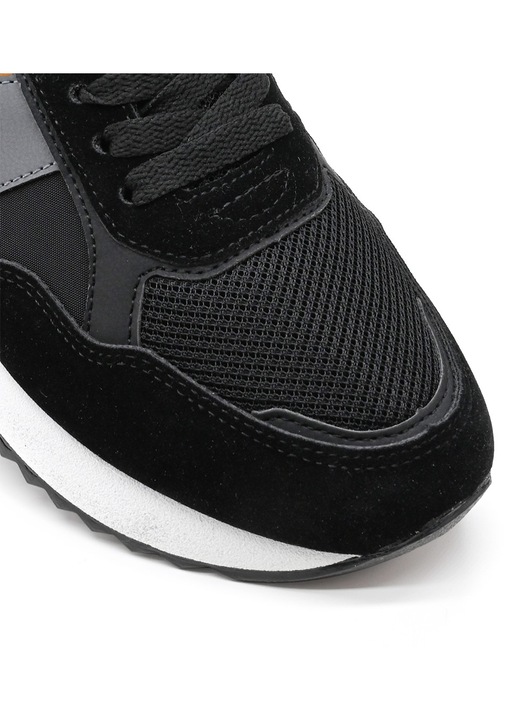 Pantofi sport de barbati, Cu insertii de plasa, B4008, Negru