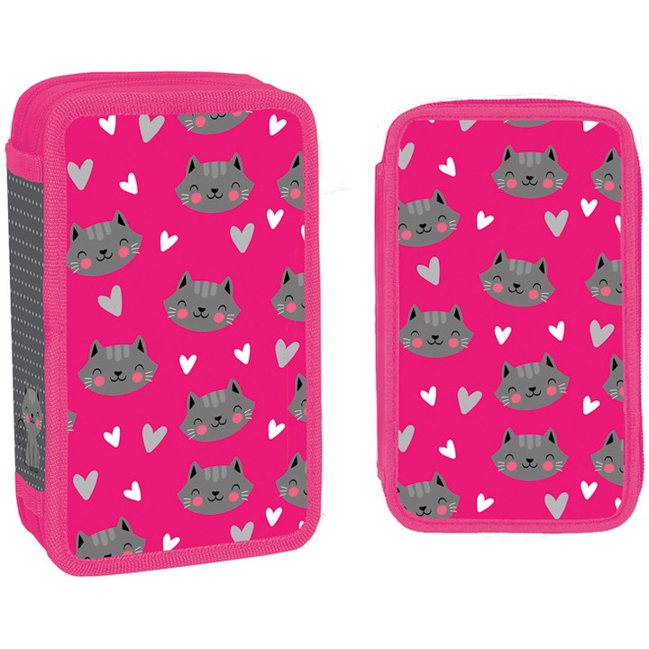 Penare echipat S-cool, Purrfect, 2 fermoare, 29 piese