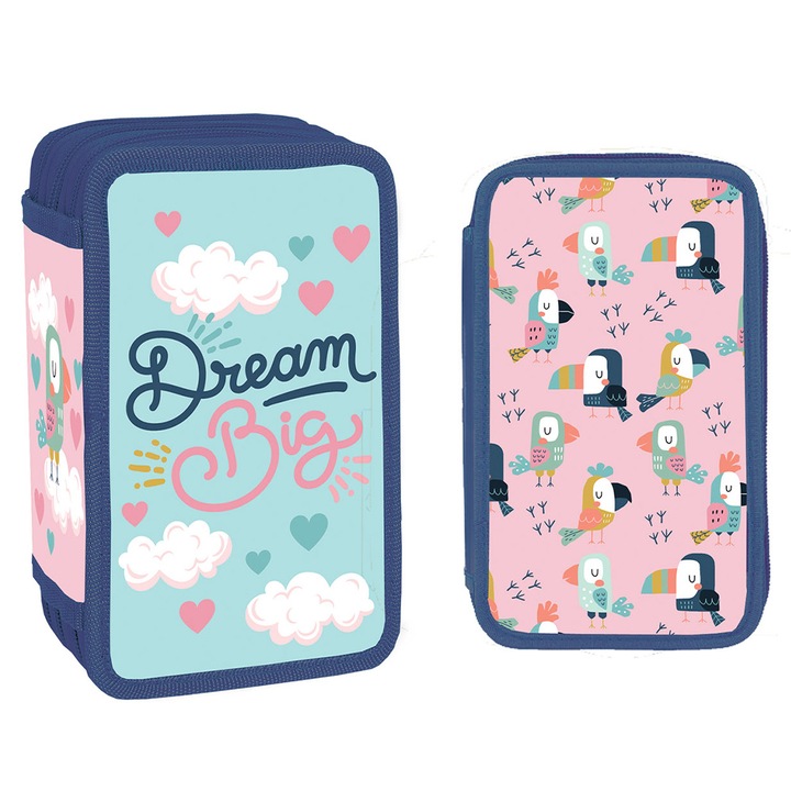 Несесер S-cool, Оборудван, Dream big, 3 ципа, 39 части