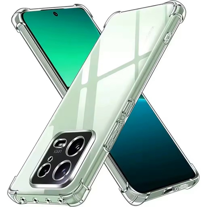 Xiaomi 13-mal kompatibilis Mat-Tech védőburkolat, Kameravédelem, Ütésálló sarkok, Pontos kivágások, Ütésállóság, Megemelt élek a képernyő védelméért, Átlátszó