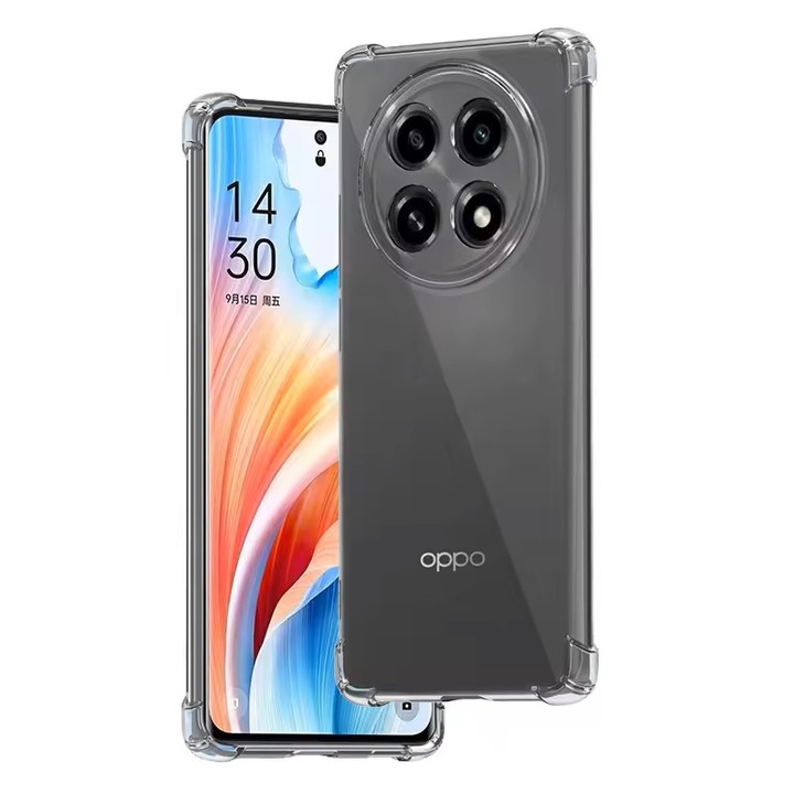 Husa protectie Mat-Tech compatibila cu Realme 12 5G, Protectie Camera, Colturi anti-soc, Decupaje Precise, Rezistenta la impact, Margini ridicate pentru protectia ecranului, Transparenta