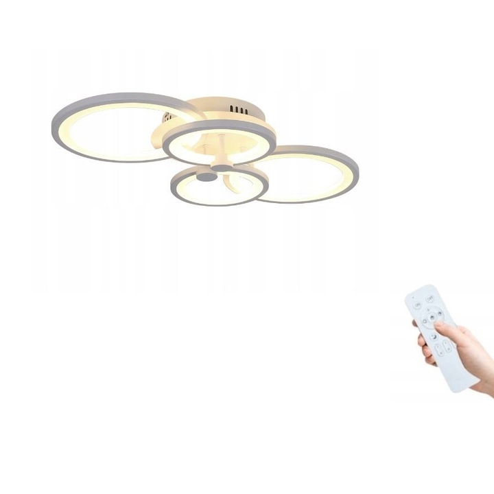 Candelabru LED GiorgioRusso, colectia GRLW03, design minimalist, 4 surse iluminare, multicolor, 62x43x10cm