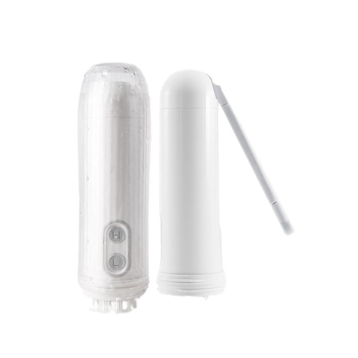 Bideu portabil, electric, reglabil la 180 de grade, IPX6, 140ml, pentru calatorie, alb