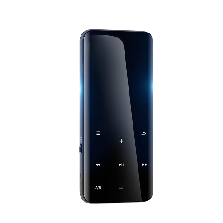 MP3 lejátszó, HIFI hangminőség, 32G memória, Bluetooth 5.0, érintőképernyő, ultrakönnyű hordozható, FM rádió támogatás, felvételi funkció, kompakt és hordozható