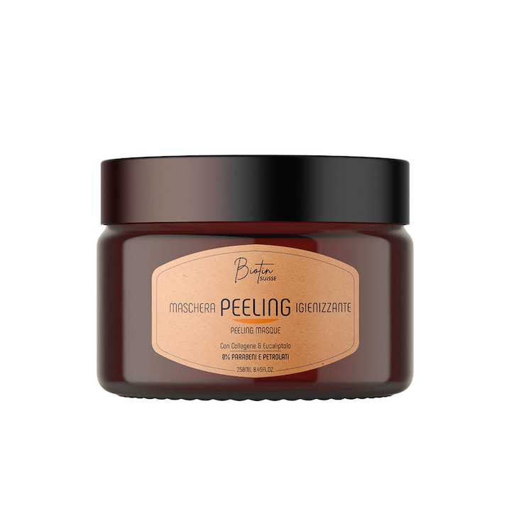Masca peeling igienizanta Biotin Suisse 250 ml
