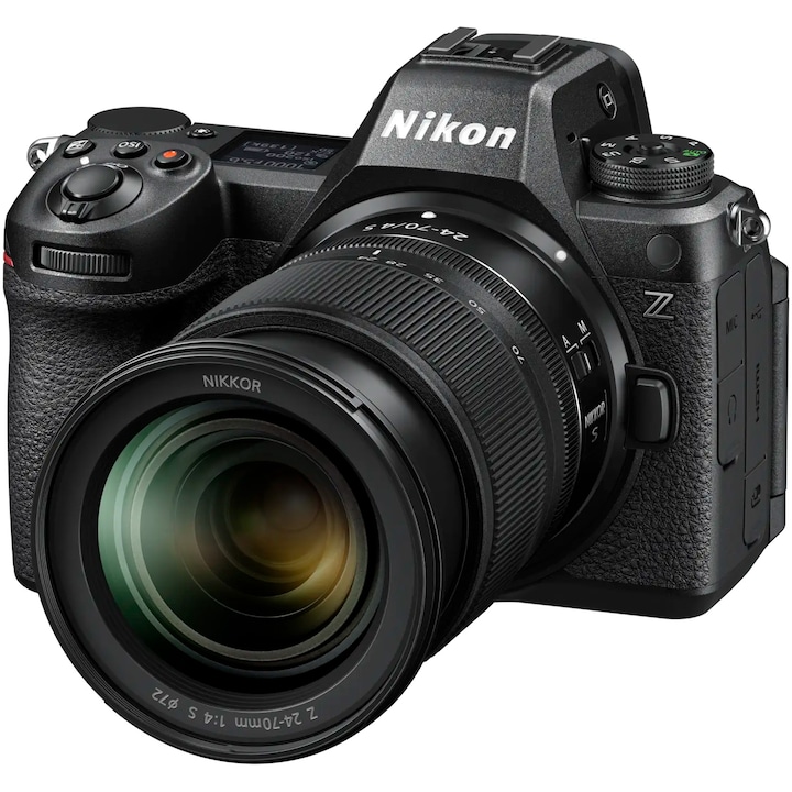 Nikon Z6 III fényképezőgép váz, teljes képkocka, 24,5 MP, 6K + objektív 24-70 mm f/4 S, fekete
