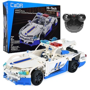 Set constructie CaDa - Masinuta RC Police Cruiser C51006W, 430 piese