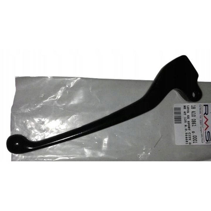 Maneta frana RMS pentru Aprilia SR, Sport City, Piaggio Typhoon, negru, stanga