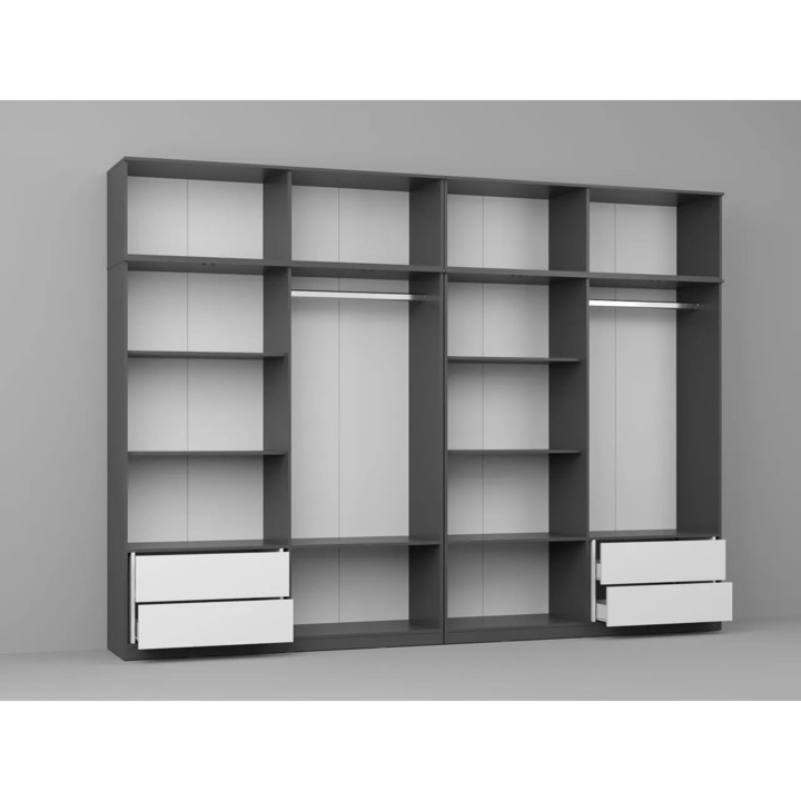 Carcasa Dulap, c18, Gri Antracit, Fara Usi, 328,8 cm