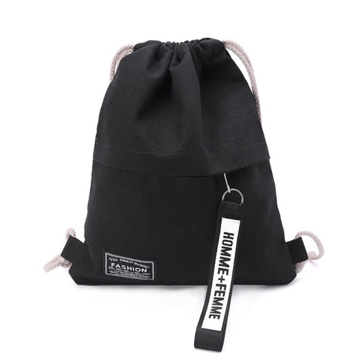 Rucsac femei Cozevdnt, geanta cu snur, 37x30cm, panza