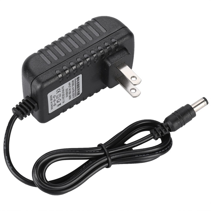 Incarcator de baterii Litiu-Ion, Tovbmup, ABS, 25.2V, 1A, protectii multiple, negru