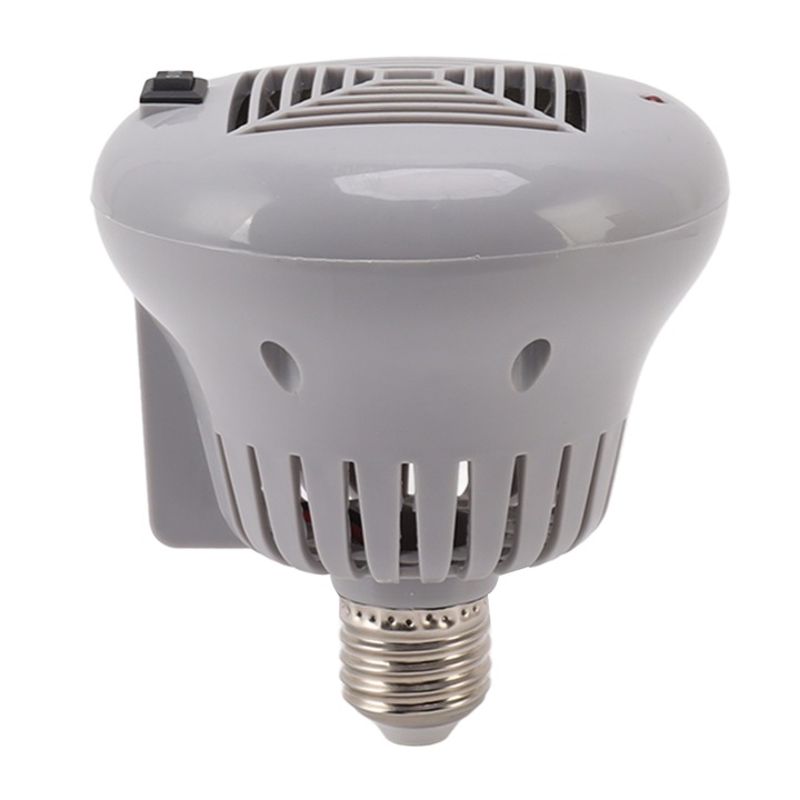 Tovbmup fűtőkörte házi kedvenceknek, 50-100W, 3 fokozat, E27, 11,5x10,5 cm, szürke