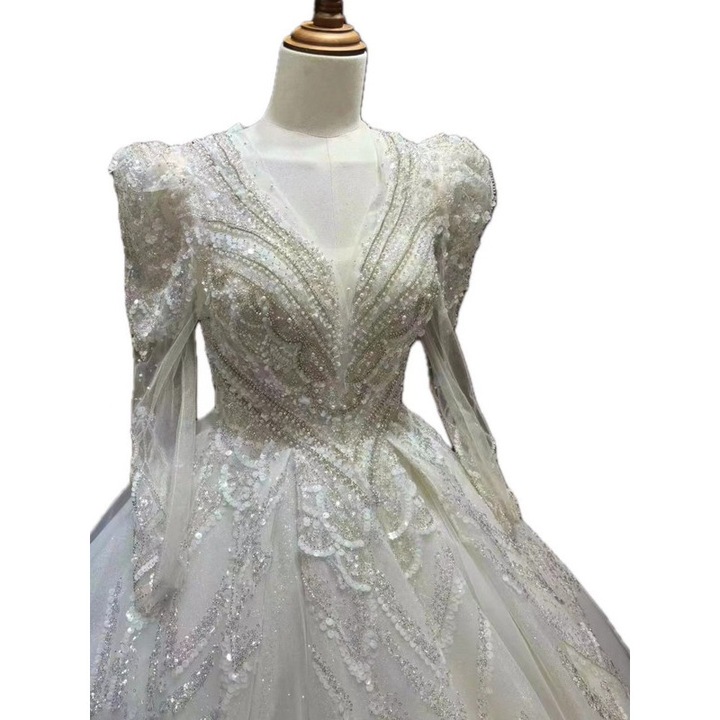 Rochie de mireasa, alb, L-XL