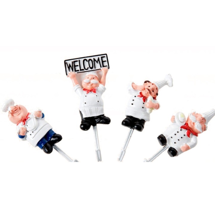 Set 4 carlige BEIUEN, rezina si inox, autoadezive, pentru bucatarie