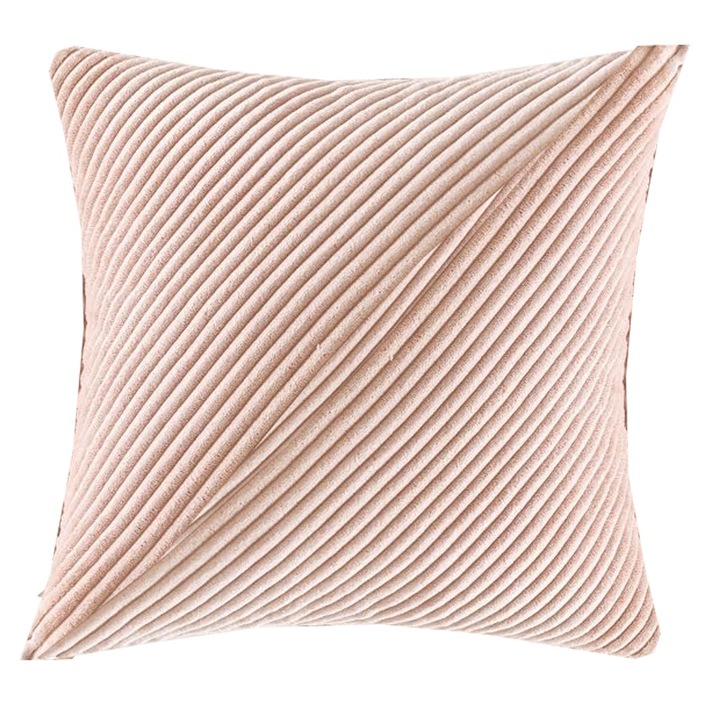 Set 2 huse de perne, roz, 50x50