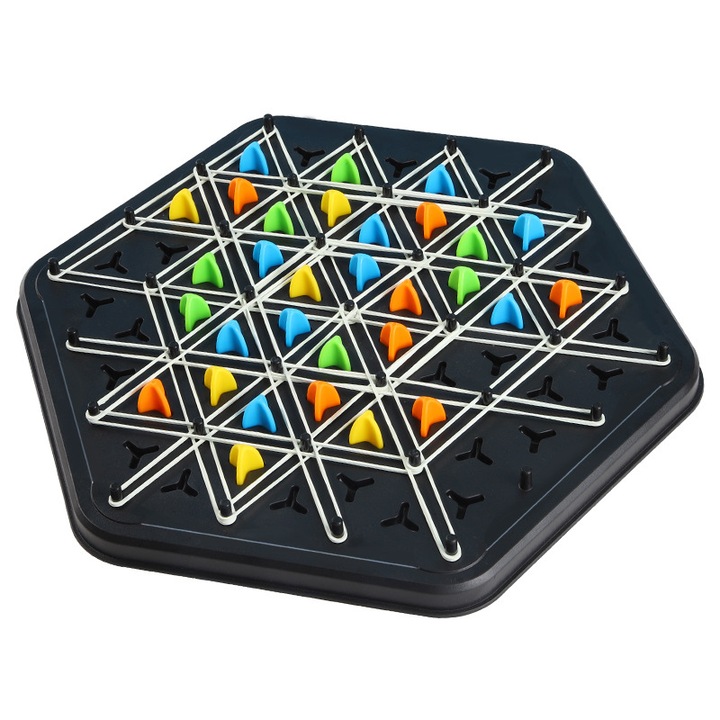 Игра шах, Интерактивна, образователна, с ластици и геометрични триъгълници, за деца