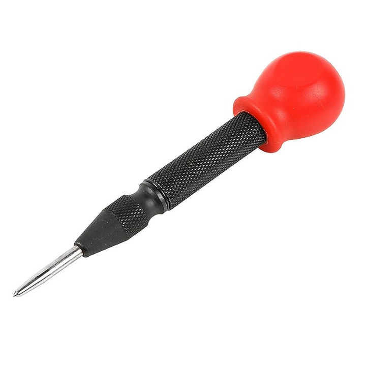 Punctionar automat reglabil, varf din otel S2, prindere anti-alunecare, 5 inch