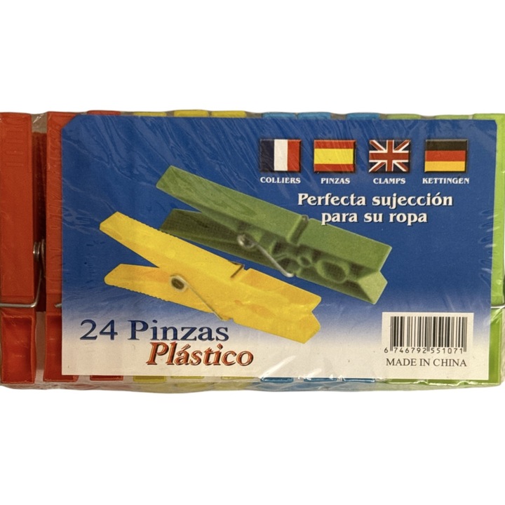 Set 24 Carlige Rufe, platic, 7, 5x1x0, 7 cm