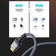 Мъжки към мъжки HDMI 2.1 кабел, Axroad Mall, 8k@60hz 4k@120hz 2k@144hz, HDR, VRR, QMS, 3D, eARC, позлатен, Здрав и издръжлив, Високоскоростно предаване до 48Gbps, Сив, Корпус от алуминий /медна жица 1.5м