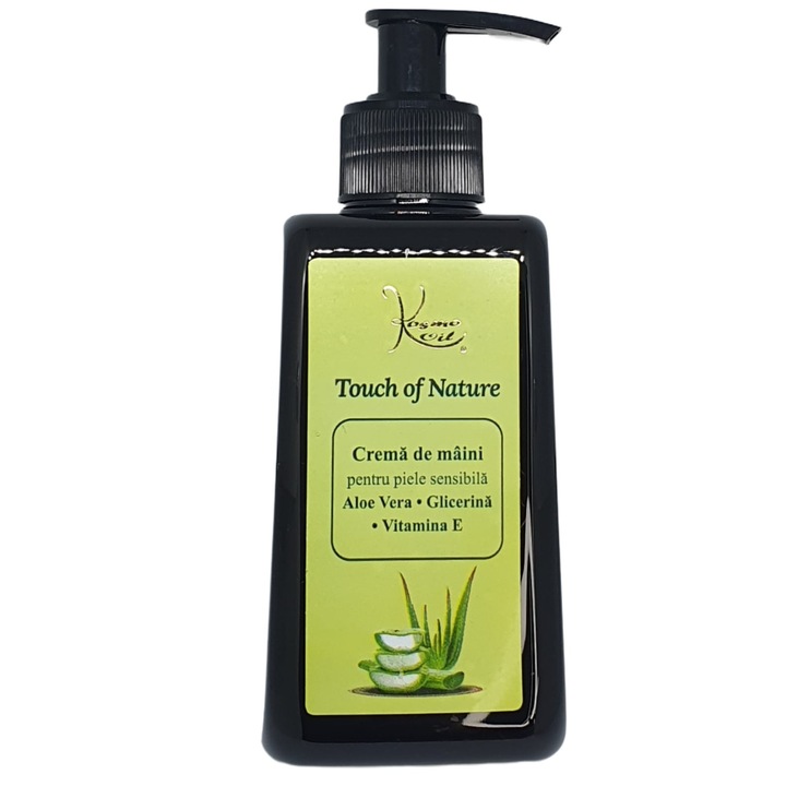 Touch of Nature - Kézkrém érzékeny bőrre Aloe Verával, Glicerinnel és E-vitaminnal 300 ml