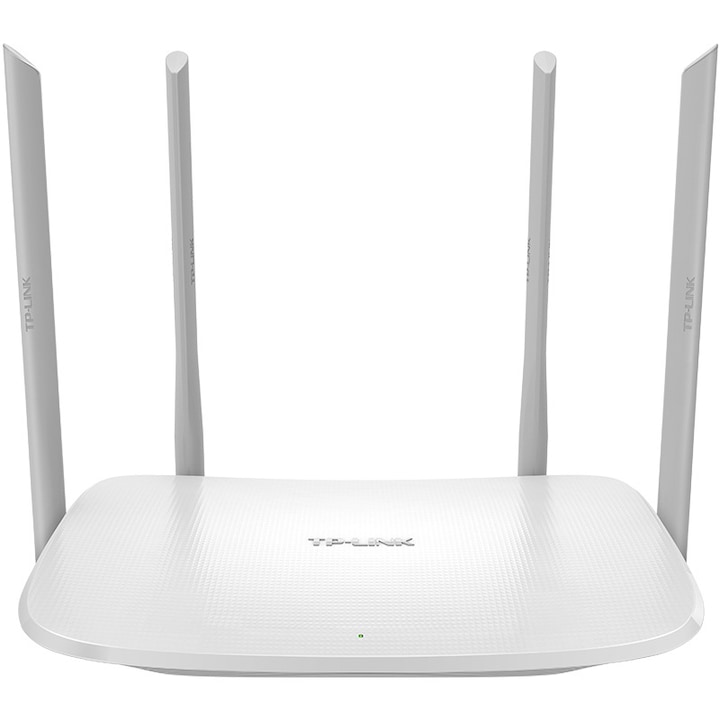 Kétsávos vezeték nélküli router, szülői felügyelet, 4 antenna, 867Mbps/5GHz + 300Mbps/2,4GHz, fehér