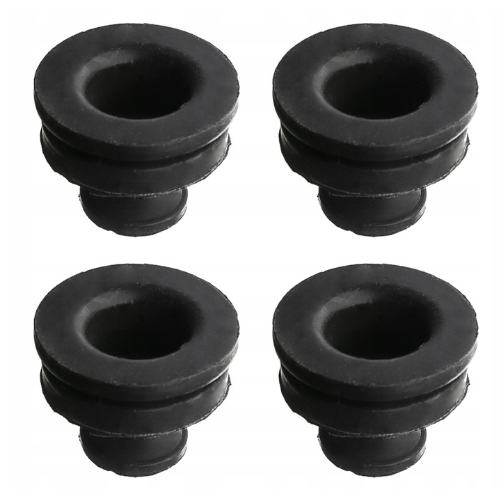 Set 4 Suport Capac Motor, Compatibil Cu Peugeot, Citroen, Volvo 2.0 Hdi, 013793, Cauciuc, Negru