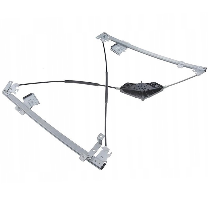 Ablakemelő Mechanizmus, Bal Első, Kompatibilis Volkswagen Golf V, Jetta, 1K4837461, Ezüst