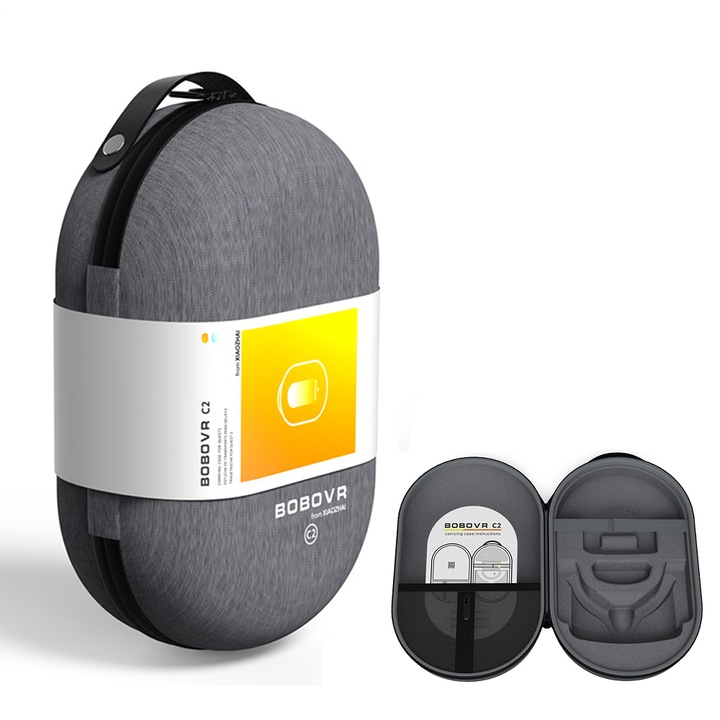 Куфар за Meta Quest 2 BOBOVR C2, удароустойчив, много отделения, 38x24.2x16cm