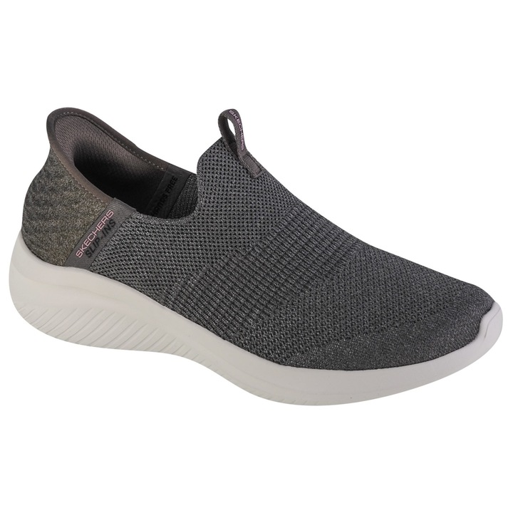 Дамски маратонки Slip Ins Ultra Flex 3.0 Smooth Step, Skechers, Лилав, Сив