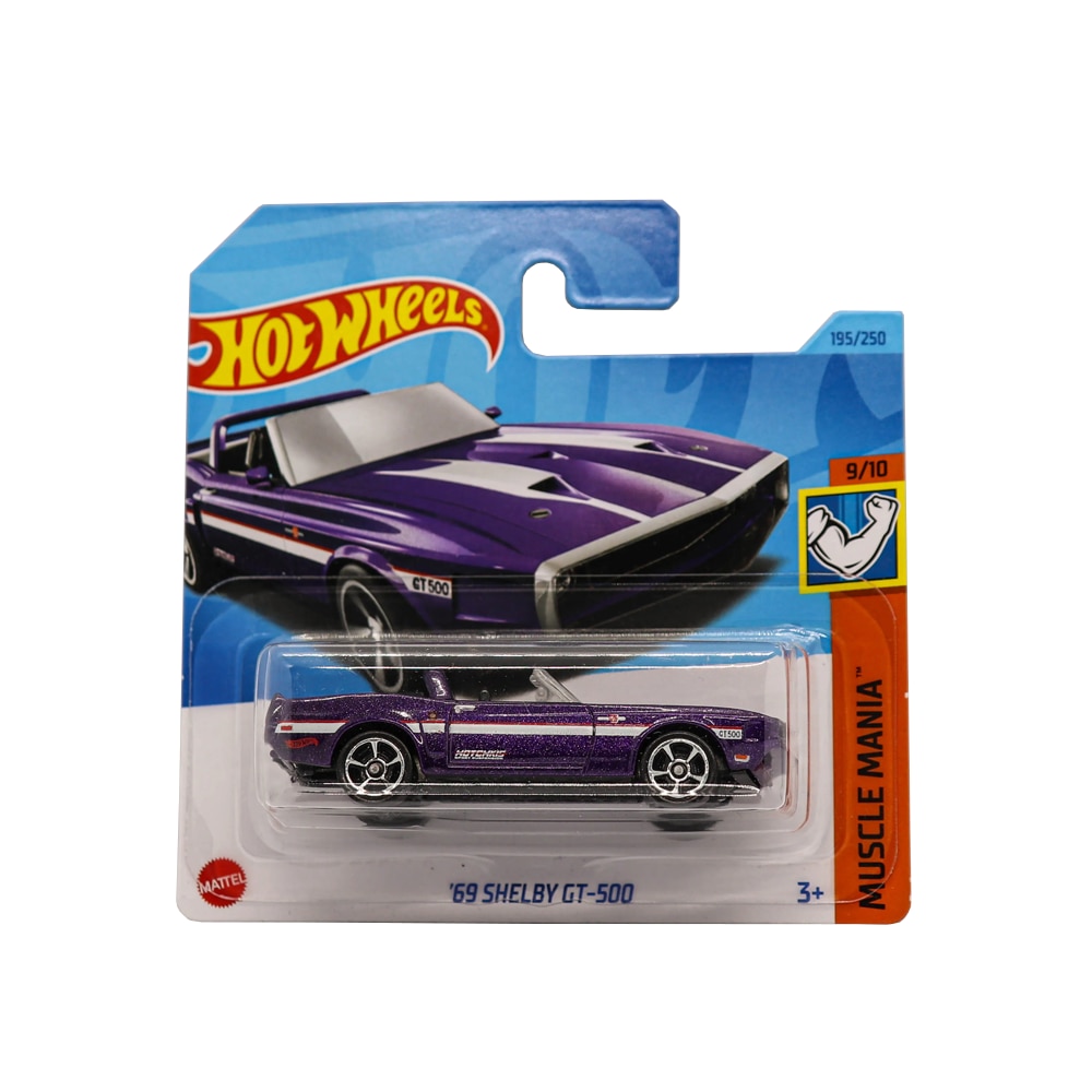 Masinuta metalica Hot Wheels '69 Shelby GT-500, Colectia Muscle