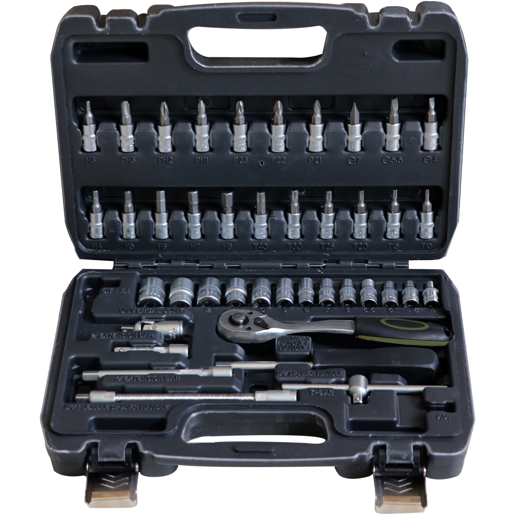 Trusa multifunctionala 45 piese Heinner CTSM031, material chrome-vanadium
