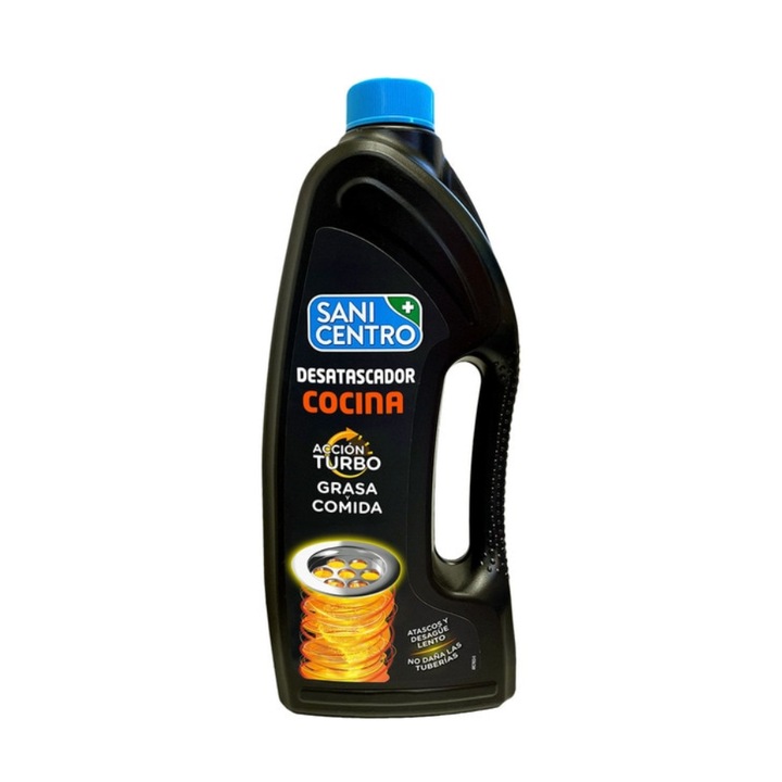 Dizolvant de grasime si resturi alimentare, pentru scurgerea bucatariei, 1 L, Action Turbo